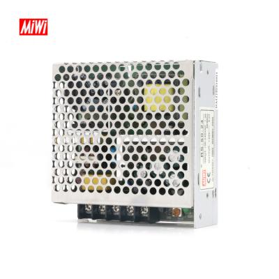 China MiWi RS-50-24 Rated Power 50W 220Vac 24 Volt RS-50-24 DC Switching Power Supply for sale