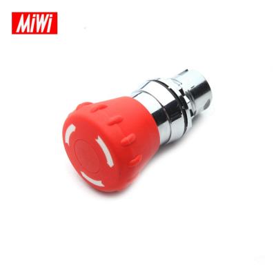 China Metel MiWi Supplier China 220 Volt Emergency Stop Red Push Button Switch for sale