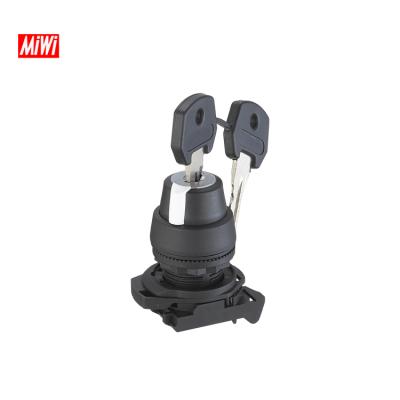 China MiWi-800-FJ-Y Metal Key Push Button Black Plastic Switch for sale