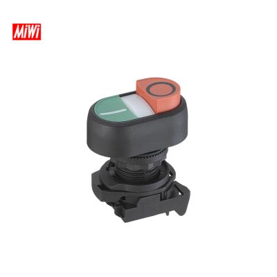 China MiWi-800-FJ-HD Dual Position Plastic Push Button Switch for sale