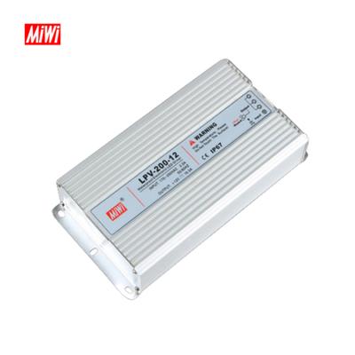 China LPV-200-12 200W 12V Aluminum Waterproof Outdoor Changing Power Supply for sale