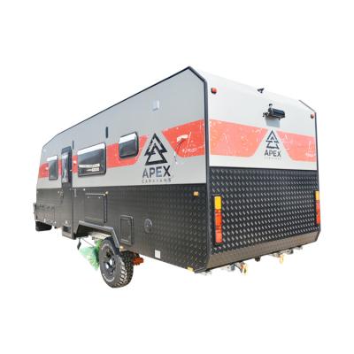 China MJC Travel Trailer 21ft New Design Travel Trailer Car-Trailer RV Off Road Camp Trailer Mobile Camping Caravan for sale