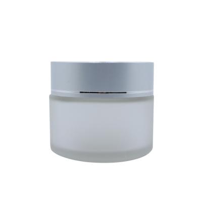 China Wholesale 5g 20g 30g 50g Fashionable Clear Skin Care Face Eye Cream Cosmetic Glass Jar With Cap for sale