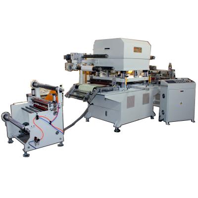 China Accuracy Auto Rubber Foot Pad Roll Die Cutting Machine with 650mm Max. Workable Width for sale