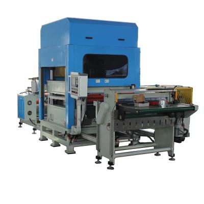 China Precision Components Die-cutting Machine with Adhesive Foam Label and Hydraulic Press for sale