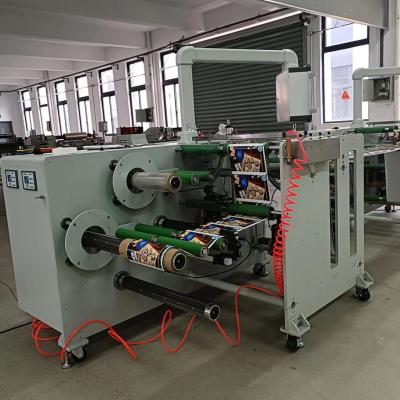 China Case Packaging Type Copper Clad Unwind Label Rewinder Machine for sale