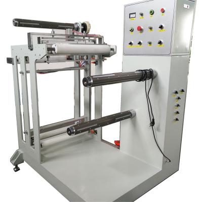 China Cartons Packaging Adhesive BOPP Paper Rewinding and Unwinding Machine with Operation for sale