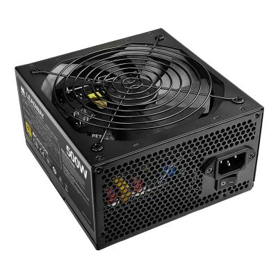 China Desktop Meiji Rated Gold Medal 500W Full Module Power Supply (Graphics Card Dual Interface Long/Full Voltage /70cm Wire) for sale