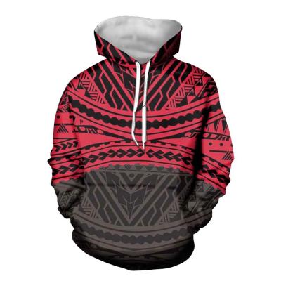 China QUICK DRY Polynesian Tribal Sweatshirt Design SAMOA Ladies Long Sleeve Hoodies Couple Wear Women Polynesian Hoodie for sale