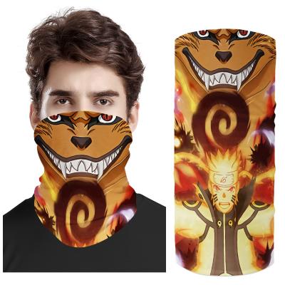 China Absorption Sweat 2021 Headwear Multifunctional Naruto Plumeria Hibiscus Polynesian Flowers Printed Custom Logo/Picture Neck Tube Bandana for sale