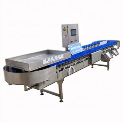 China High Accuracy Automatic Fish / Shrimp Industry High Yield HENGER Weight Sorter for sale