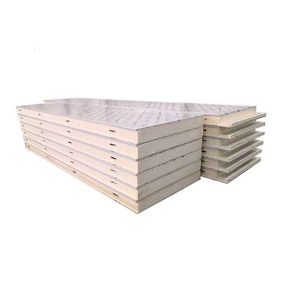 China Refrigeration Plant Freezer Cold Room Panel Thermal Insulated Sandwich Panel PU For Meat Cold Room for sale