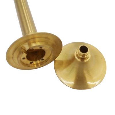 China Ignition High Quality Rotational Milling Solid Brass Light Fixture and CNC Baseplate for sale