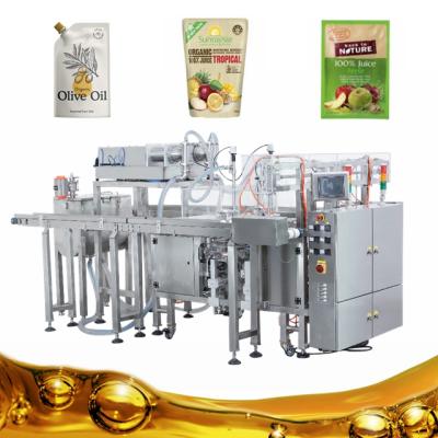 China Automatic Food Plastic Bag Pouch Filling Tomato Sauce Frying Oil Edible Oil Liquid Packing Machine 1kg for sale