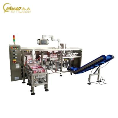 China Mini Horizontal Doypack Ground Food Chips Pouch Packaging Machinery Horizontal Standup Packing Machine for sale