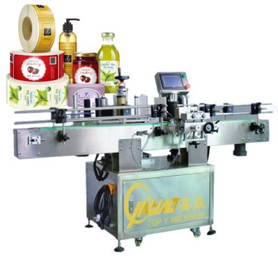 China Food TOP Y Labeling Machines Automatic Plastic Sticker Labeling Machine Round Bottle Labeling Machine for sale