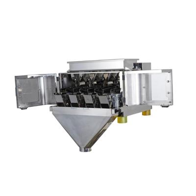 China 4 Head Semi-automatic High Accuracy Linear Food Weigher For Cereal Beans Seed Packing Machine Scales for sale