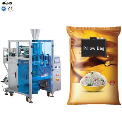 China 25KG Automatic Food Y-TOP Packaging Machine Pillow Bagging Machine Economy Vertical Shape/Fill/Seal Grain Packing Machine For Rice Corn for sale