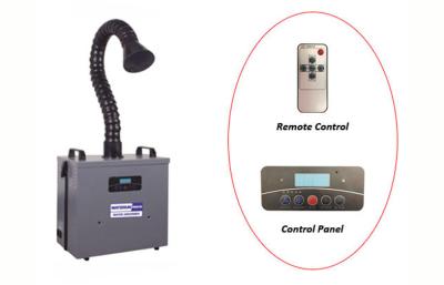 中国 デジタル溶接発煙の抽出器 HEPA フィルターはんだ付けする空気清浄器 販売のため