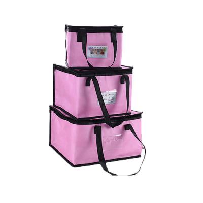 China Carry Handles Picnic Basket Style Waterproof Nonwoven Insulated Cooler Bag For Business And Pleasure for sale