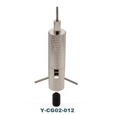 China Custom Igniting LED Light Fixture OEM Pendant Kit Connector Stainless Steel Cable Cross Clamp For Hanging for sale