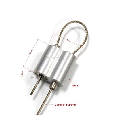 China OEM 2021 Brass Customized High Quality Hand Exerciser Aluminum Cable Clamp For Led Light Machine for sale