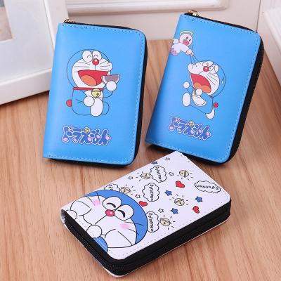 China Universal Anti-theft Simple Casual Short Male Wallet Men Small PU Leather Cartoon Clutch Purse Print Accept Customized Logo for sale