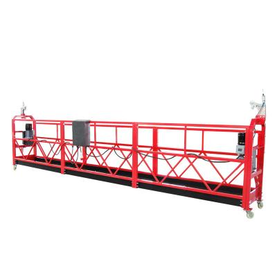 China Traditional manufacturer direct supply 1500mm cradle construction zlp800 suspended platform scaffolding 2500 zlp800 rope suspended platform for sale