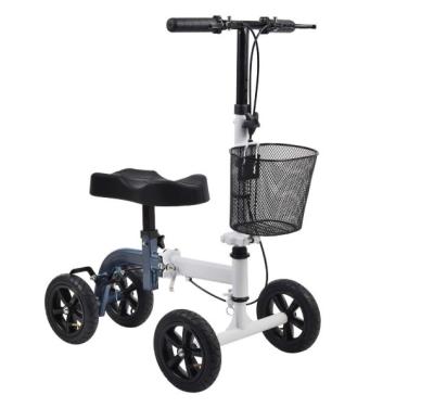 China China Suppliers All Terrain Walker Scooter With Basket For Broken Leg Knee Foldable Sale 47.5x38.5x38cm for sale