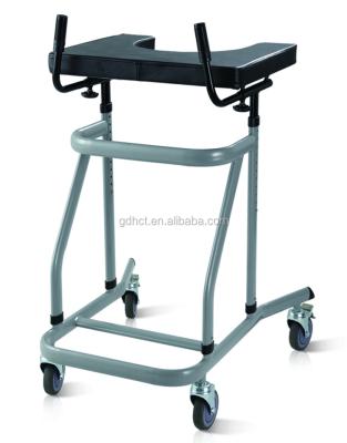 China 136kg training medical rehabilitation bariatric aluminum frame walker walking rollator HCT-9210C for sale