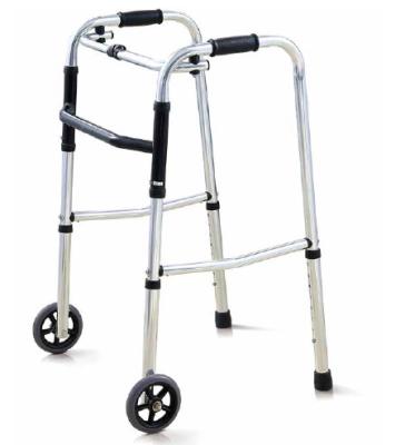 China 136kg lightweight foldable aluminum walking frame for sale