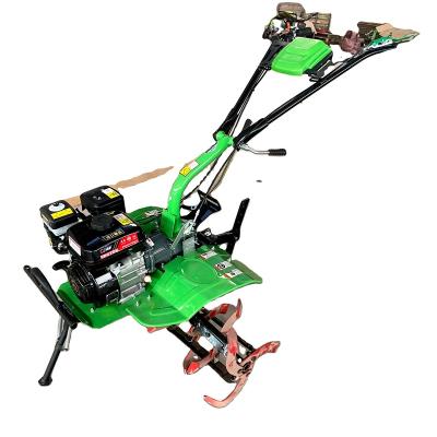 China Farm Land Plow 5Hp Mini Diesel Tiller Cultivator Farms Hand Push Micro Tiller for sale