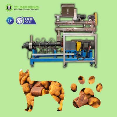 China SUNPRING Dog Extrusion Cat Food Machine Pet Food Machinery Dog Food Making Machine Small for sale