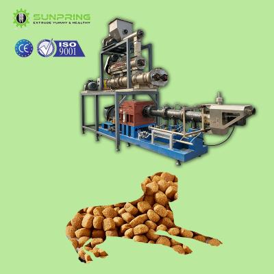 China SUNPRING Dog Pet Feed Extruder Dog Food Making Machine Small Pet Food Machinery for sale