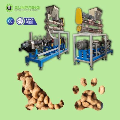 China Pet Food Extruder Dog SUNPRING Dog Food Processing Machine Line Pet Food for sale