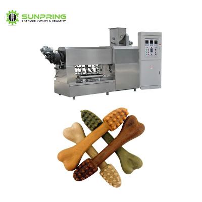 China Electric Dog Chew Snack Production Line Machine Pet Dog Food Production Line Cat Dog Food Production Line for sale