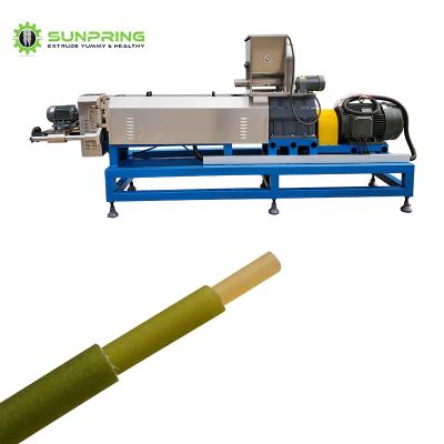 China food & Beverage factory SUNPRING rice drink straw make production line rice straw machin rice drinking straw machin for sale