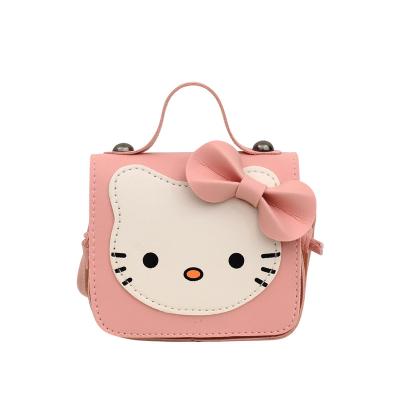 China High Quality Kids Change Purse Print Mini Bag One-Shoulder Messenger Bag Cute Animal Princess PU Bag for sale