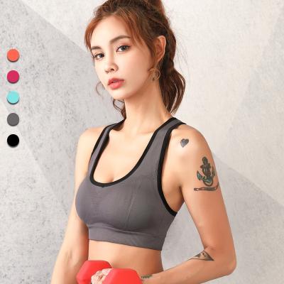 China Sweat-Wicking Solid Women's Yoga Bra Yoga Suit Breathable Sports Fit Female Yoga Sports Bra Sportswear for sale