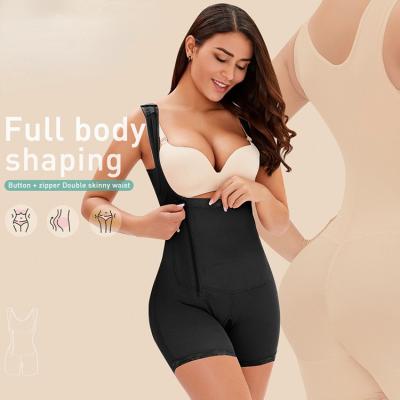 China Tuck And Hip Body Shaping One Piece Tank Top Breasted Belly Side Zipper Plus Size Explosive Plus Size Shapers for sale