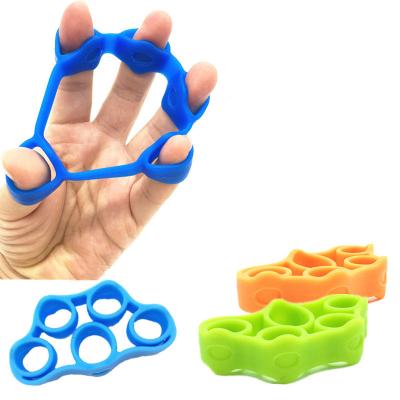 China Fitness Center Wholesale Finger Stretcher Hand Stretcher Test Program 3 Level Finger Resistance Bands Grip Strength Finger Trainer for sale