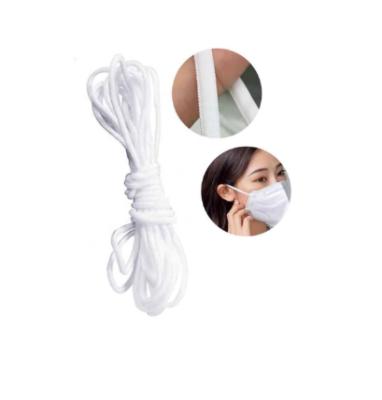 China Mask Ear Arming Cord Kn95 Disposable Mask Elastic Band Stretch Cord 3mm Elastic for sale