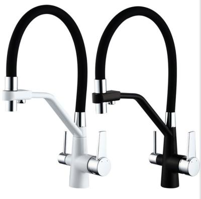 China Thermostatic Faucets Blacken To Pull Down Kitchen Mixer Pull Down Kitchen Faucet Chrome Spring Kitchen Sink Faucet for sale