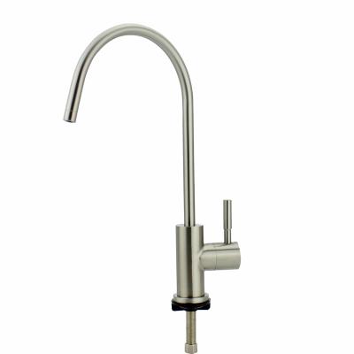 China Thermostatic Faucets Long Neck RO Filter Water Taps Chrome Dispenser Tap Water RO Faucets for sale