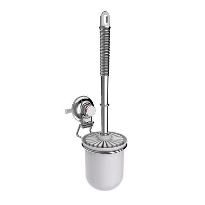 China DOGO SF1027-E Bathroom Accessories Vacuum Suction Cup Stainless Steel Toilet User Friendly Brush Holder for sale