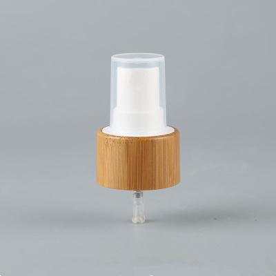 China China 28/410 Non Refillable Cosmetic Packaging Bamboo Fine Mist Sprayer For Bottle for sale