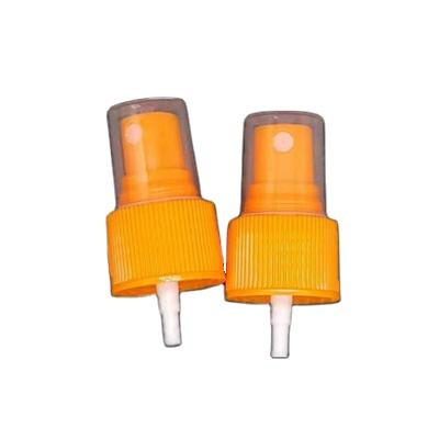 China 24/410 FACTORY SALE ORANGE FINE MIST SPRAY non refillable WITH STRAW for sale