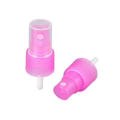 China Non Spill China Custom Alcohol Bottle Spray With Tube For Plastic Bottle 20/410 Pink Fine Mist Sprayer for sale