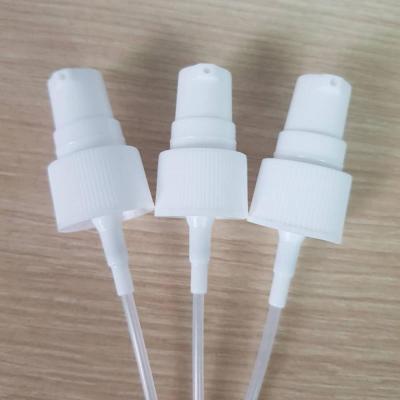 China Non Spill 18 Mm 20 ​​Mm Cure Pump For Bottle With Customized Tube for sale