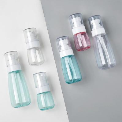 China Factory sale cosmetics 30ml 60ml 100ml UPG PET spirit mist bottle or cosmetic lotion pump for sale